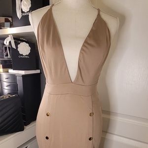JLUXLABEL nude dress